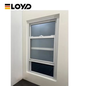Energy-Efficient Double Single Hung Window with Thermal Break