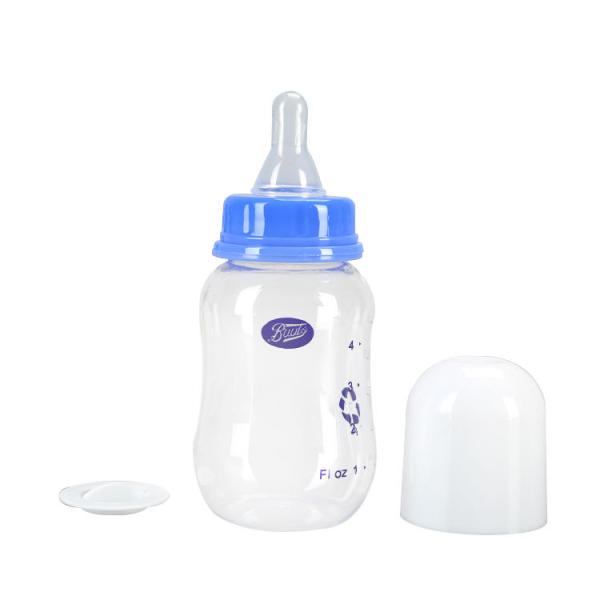 Handled plastic feeding supplies pp baby bottle manufacturer food grade wholesale 120 ml