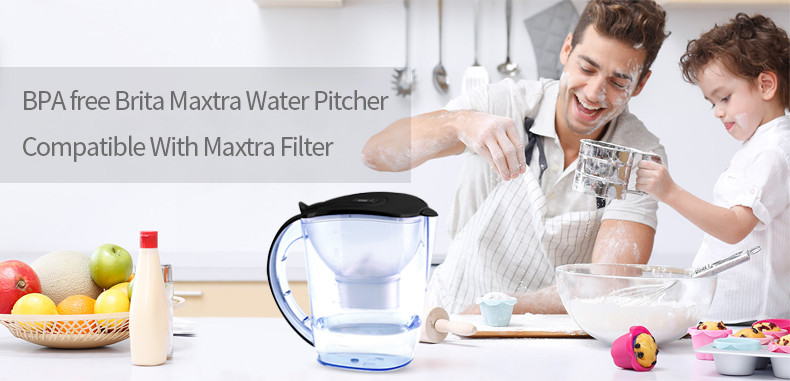 Pre Filtration Maxtra Water Pitcher Food Grade PP Household With RoHS Certification