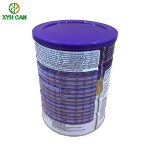 China SGS Recyclable 1L Nutrition Milk Powder Round Tinplate Can wholesale