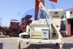 Twin Horizontal Shaft 1 Yard JS1000 Concrete Mixer, Wearable Cement Concrete
