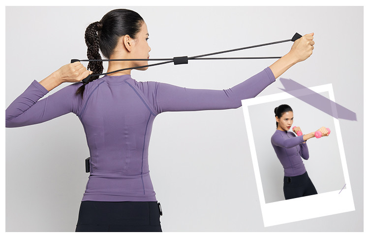 Purple SML Size Ems Training Clothes Dry Fit Workout Clothing Set CE Certified