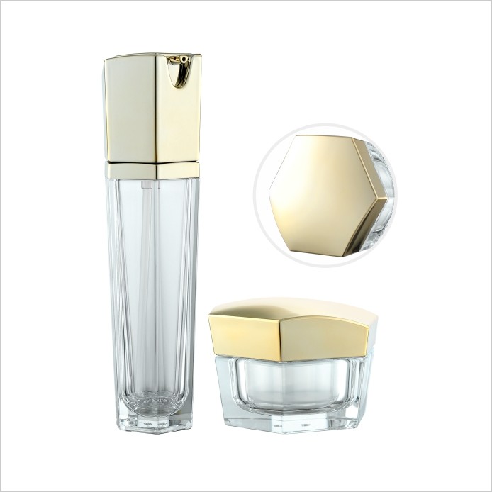 30g 50g Luxury Acrylic cream jar for Cosmetic Skincare Packaging Cream Jars