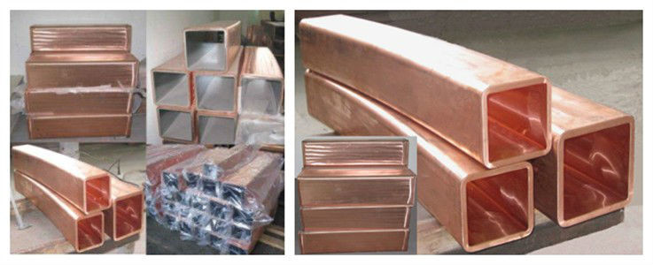 Round Square Rectangular Intergrated Billet ShapeType Copper Mould Tube For CCM