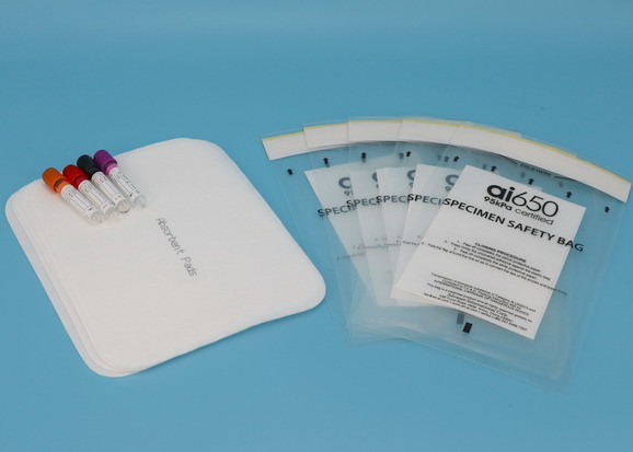 ICAO Gravure Printing 0.7mm 95kPa Biohazard Specimen Transport Bag
