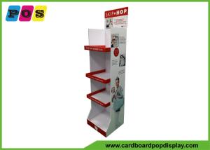 China Corrugated Paper Advertising Display Stands With Four Shelves For Kids Bags FL178 wholesale