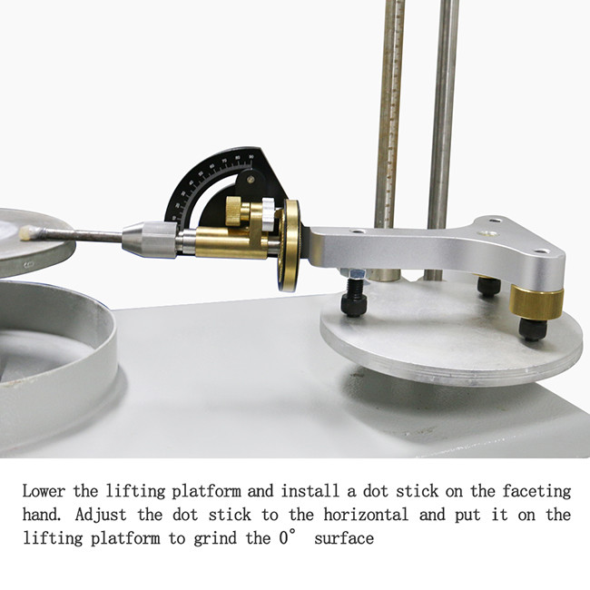 Gem Lapidary Equipment 170-180W With Both Faceting / Polishing Functions FJM-2014A