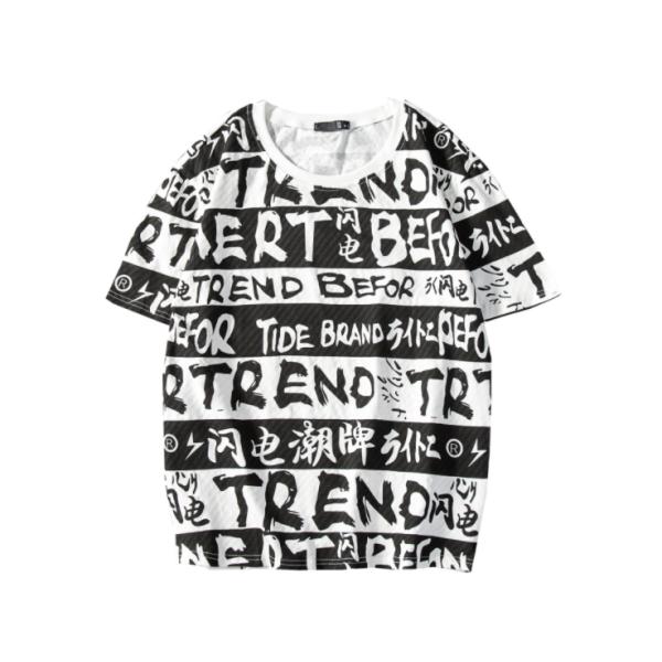 Short Sleeve Mens Cotton All Over Print T Shirt , Full Sublimation T Shirts