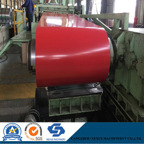 Red Color Prepainted Galvanized Steel Coils for Roofing Sheet PPGI