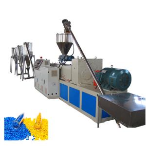 China Twin Screw Extruder 15m 20m3 Plastic Granule Making Machine wholesale