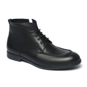 China Logo Customized Winter Lace Up Mens Leather Dress Boots wholesale