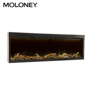 China 2000mm 79inch Digital LED Electric Fireplace Temperature Control Remote Control wholesale