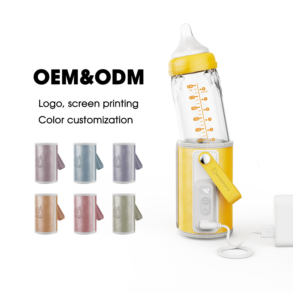 USB Rechargeable Temperature Bottle Warmer Portable Type C Five Speed Adjustable For Infant