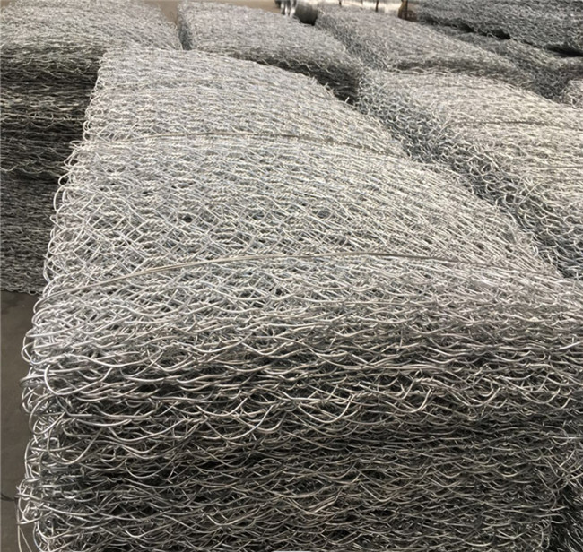 2x1x1m Rock Weaving Galvanized Gabion Box For Stone Retaining Wall