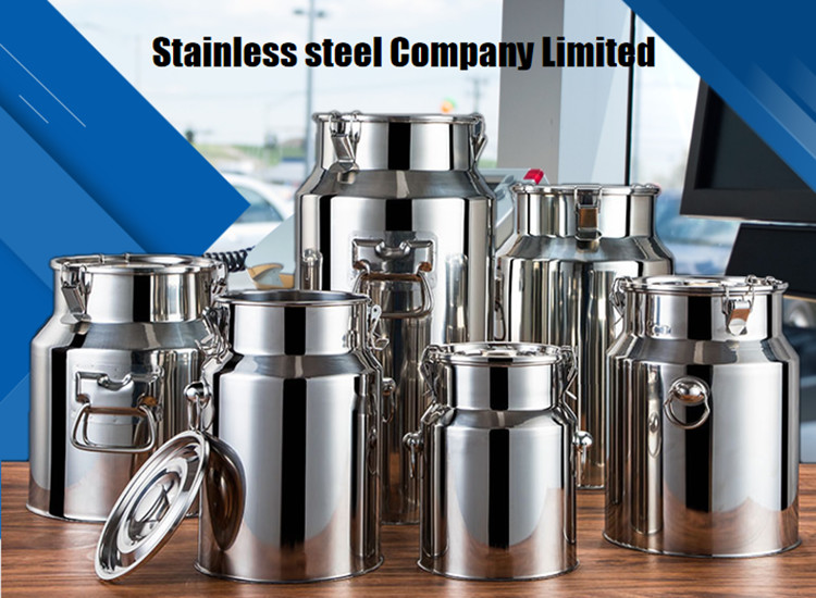 Mini 7 Litres Reusable food containers Silver colour Stainless Steel milk can