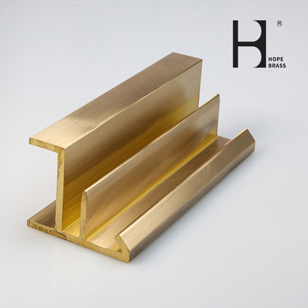 Customized Copper Alloy Shapes And DIY Lengths Decorative Brass Profiles CuZn38Pb1.5 C3604 C38500 ODM Customized Size