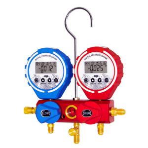 China Aluminum Digital Manifold Gauge Set , IP66 Air Conditioning Tools wholesale
