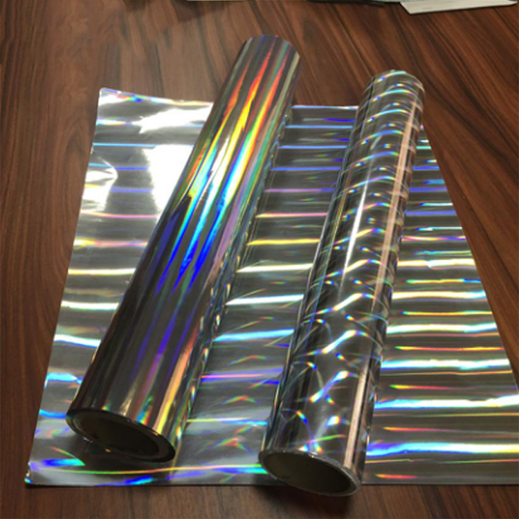 Opaque Self Adhesive Holographic Film Christmas Wrapping Film Roll / Sheets