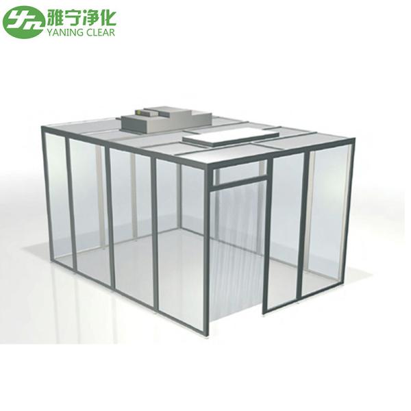 Electrical Safety Ss304 Class 1000 Clean Room Booth 170w FFU Power 1 Year
