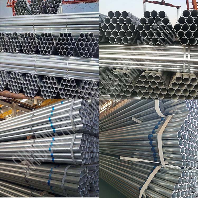 ISO9001 Q195 Q345 Material Galvanized Steel Pipe Hot Dipped For Construction