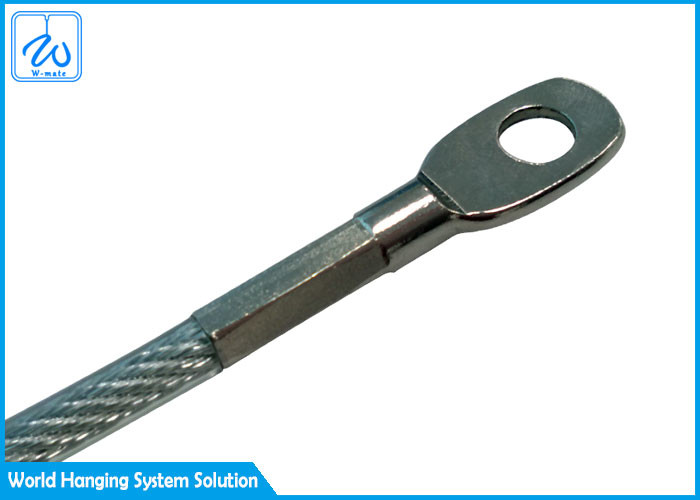 Safety Cord With Attenuator 7x7 Stainless Steel Wire Rope 1.5mm Steel Cable Sling
