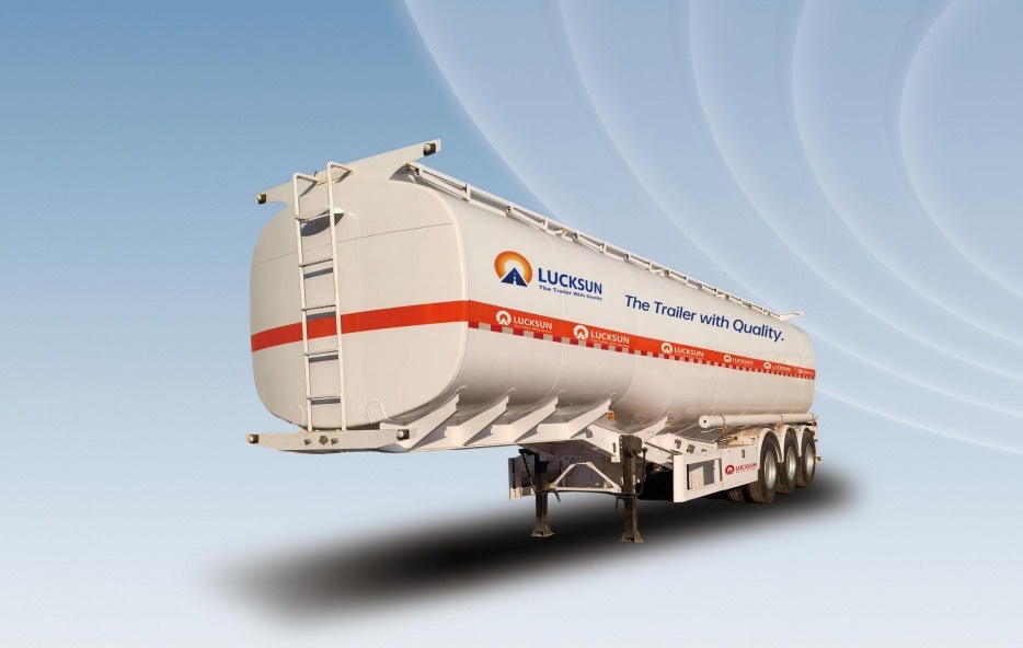 China Used Lucksun 50m3 Oil Tanker Semi-Trailer with Wabco Brakes wholesale