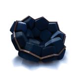 New Designer Creative Molecular Ball Sofa Chair With Velvet Fabric