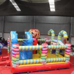 Custom Logo Printed Commercial Bounce Playhouse Giant Inflatable Castle Games