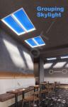 1/8 Inch Simulated Daylight Skylight Panels 90% Light Transmission 86mm