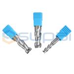 Durable 3 Flute End Mill Aluminum / Aluminum Cutting Tools AlTiN Coating