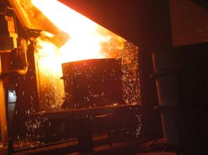 China OEM Electric Melting Induction Furnace , 100HZ Metal Furnaces 600 Power wholesale