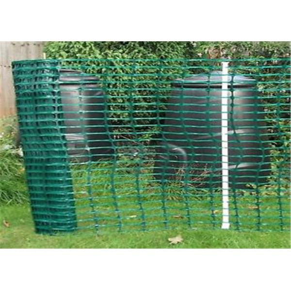 Plastic PE Material Orange Fence Netting , Sporting Events Green Safety Fence