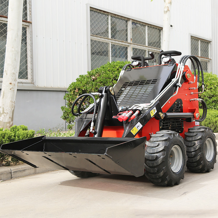 200kg Loading Mini Track Loaders Micro Tracked Skid Steer Crawler Wheel Loader