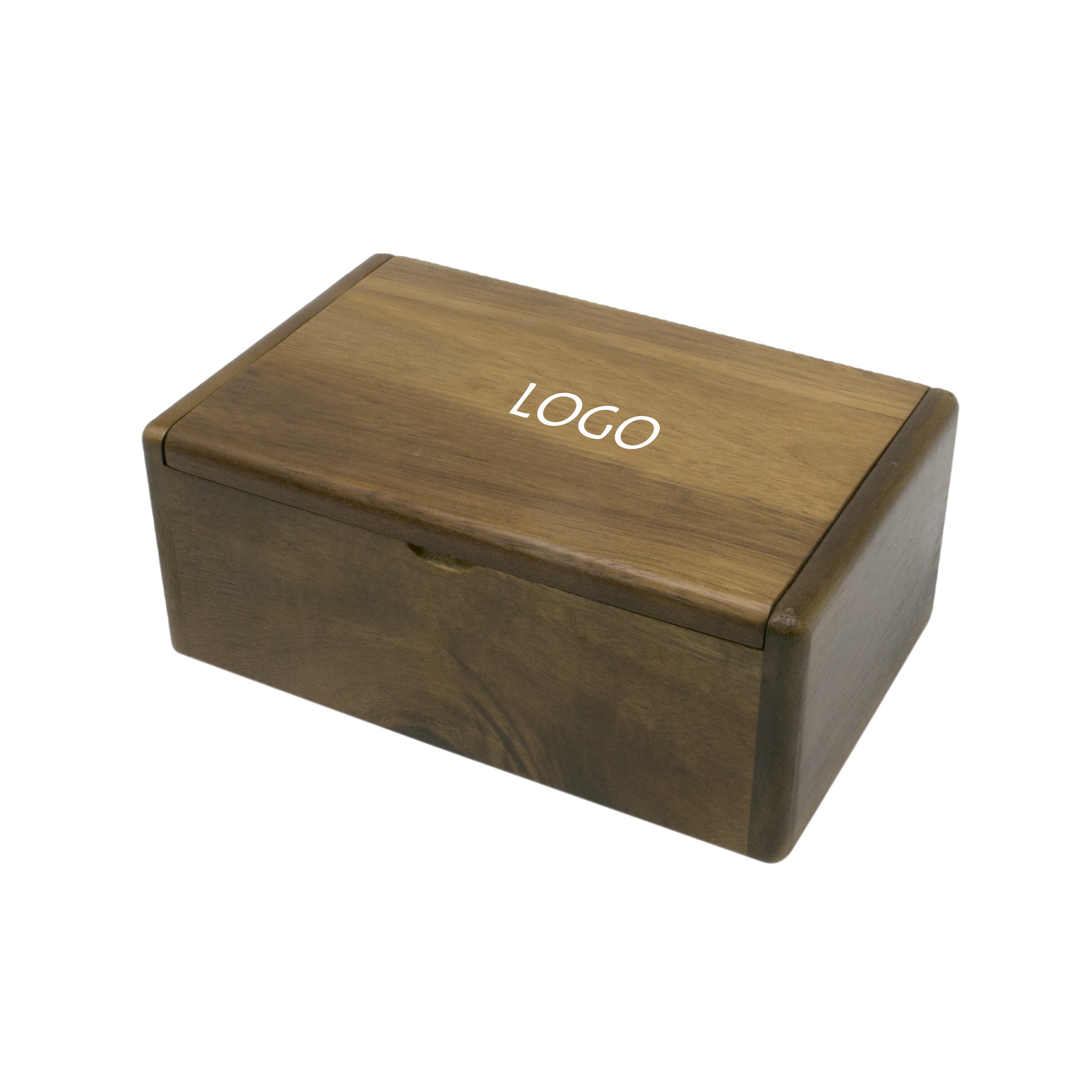 Wooden Keepsake Box with Hinged Lid Storage for Trinkets and Memorabilia