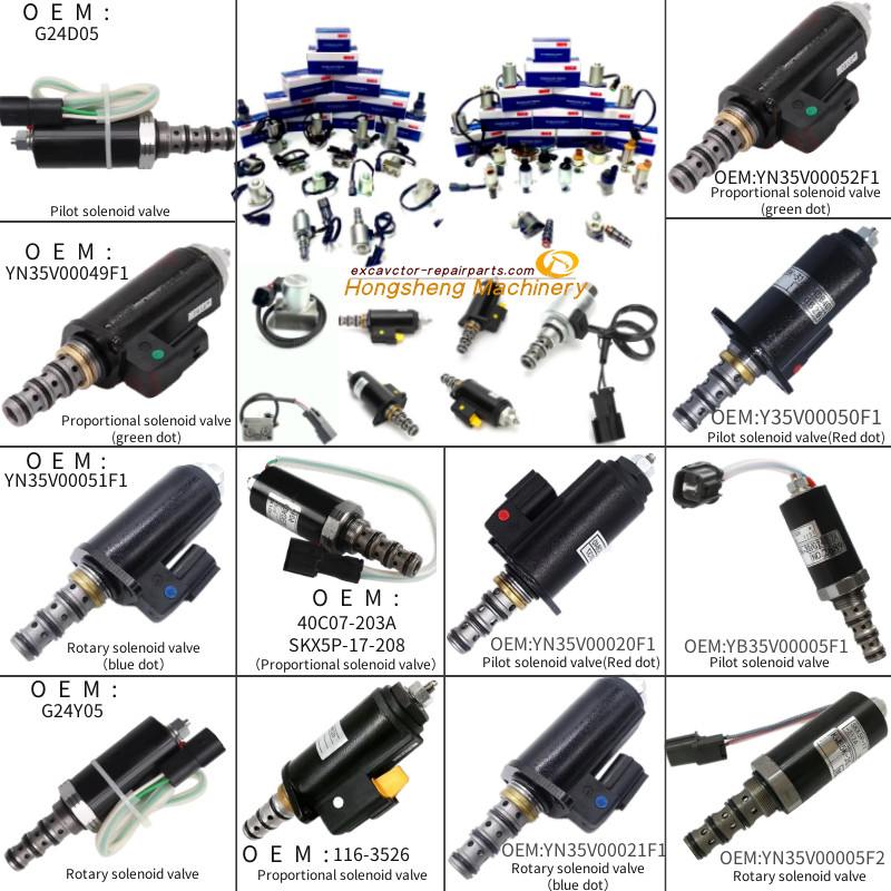 Carter Excavator Spare Parts Solenoid Valve E320C E320B E320D 111-9916