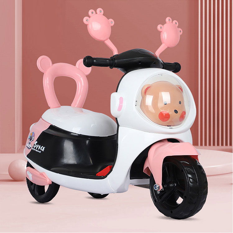 2-3Y Kids Ride On Truck Car Children's Cartoon Push and Racer LED Lights Max Weight 50lbs