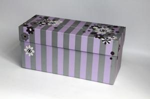 China Decorative embossing patterned Recycled Paper Gift Boxes , shoes gift box wholesale