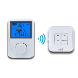 China White Smart Household Wireless Room Thermostat For Underfloor Heating wholesale