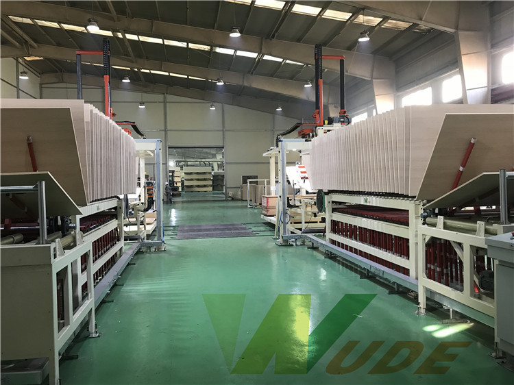 Auto Laminate Flooring Production Machine , Single Layer MDF Laminating Machine