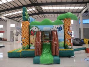China Oxford Castle Combo Bounce House , Bounce House For Indoor Use wholesale