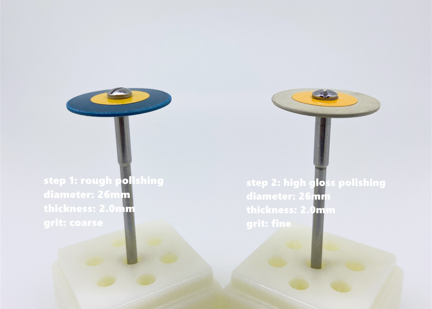 Rubber Silicone Abrasive Diamond Wheel 20mm Sintered Porcelain Grinding Disc
