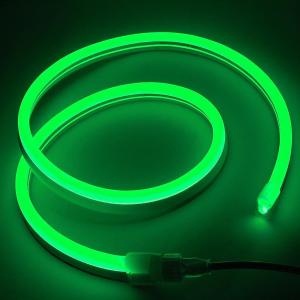 China Christmas Dimmable 7W 80LEDs/M Green 12v Led Neon Rope Light wholesale