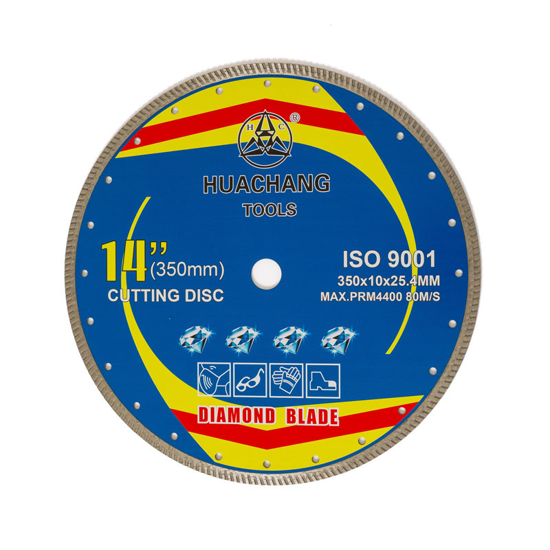 10" 250mm 14 Inch 350mm Porcelain Diamond Blade For Porcelain Tile 350x25.4mm