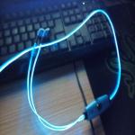 cool colorful el earphone/glow earphone/light up earphone