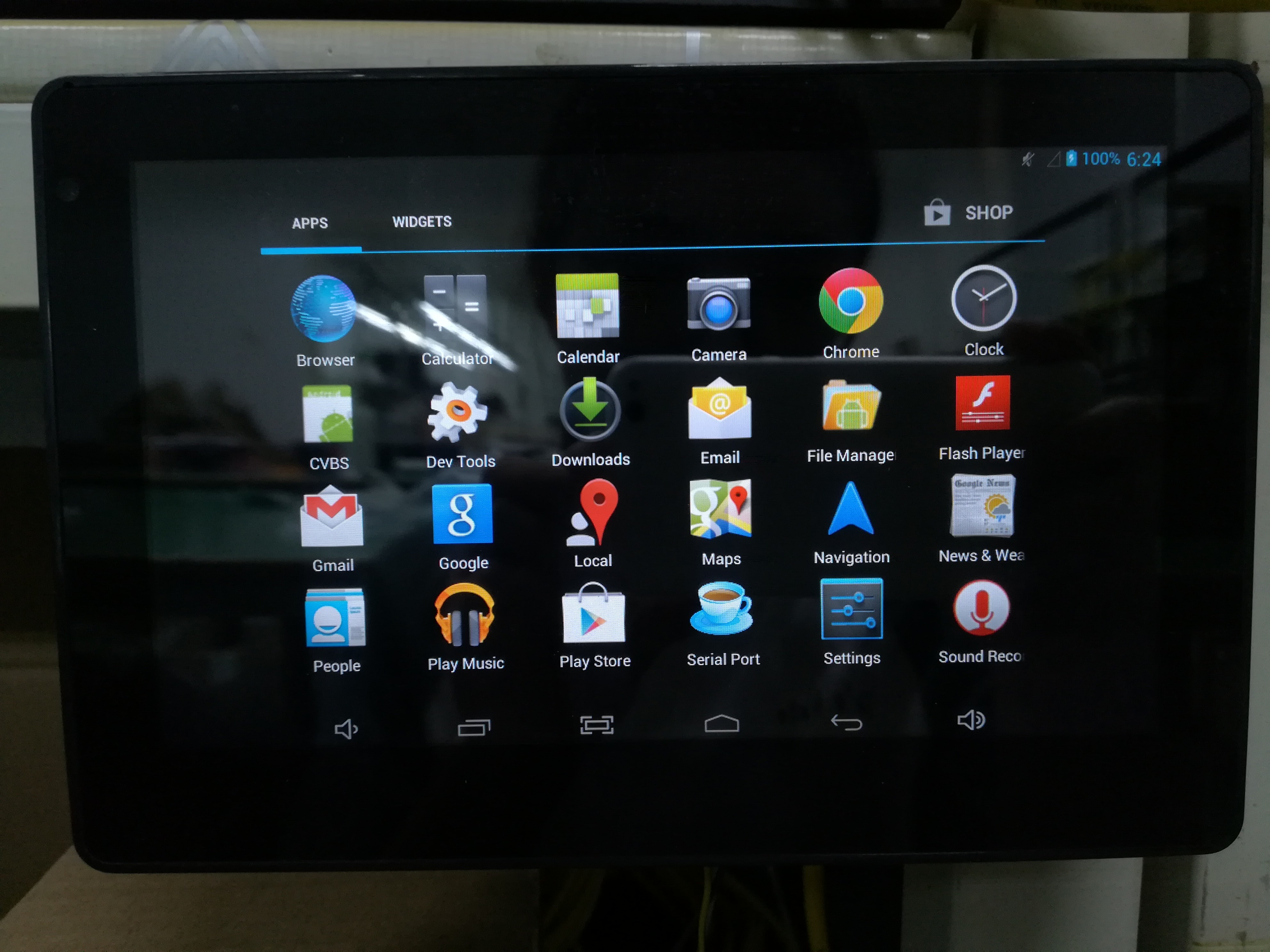 Wall mount Android 6.0 OS tablet with Wifi 3G Lan for meeting room