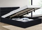 King Size Faux Leather Bed