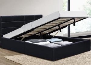 China King Size Faux Leather Bed wholesale