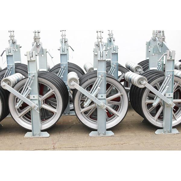 Metal Large Diameter Bundled Conductor Pulley Five Wheels String Pulley Conductor