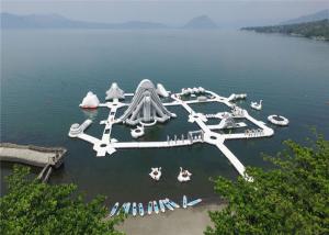 China Nontoxic Outdoor Commercial Inflatable Water Park Unique Modern Design wholesale