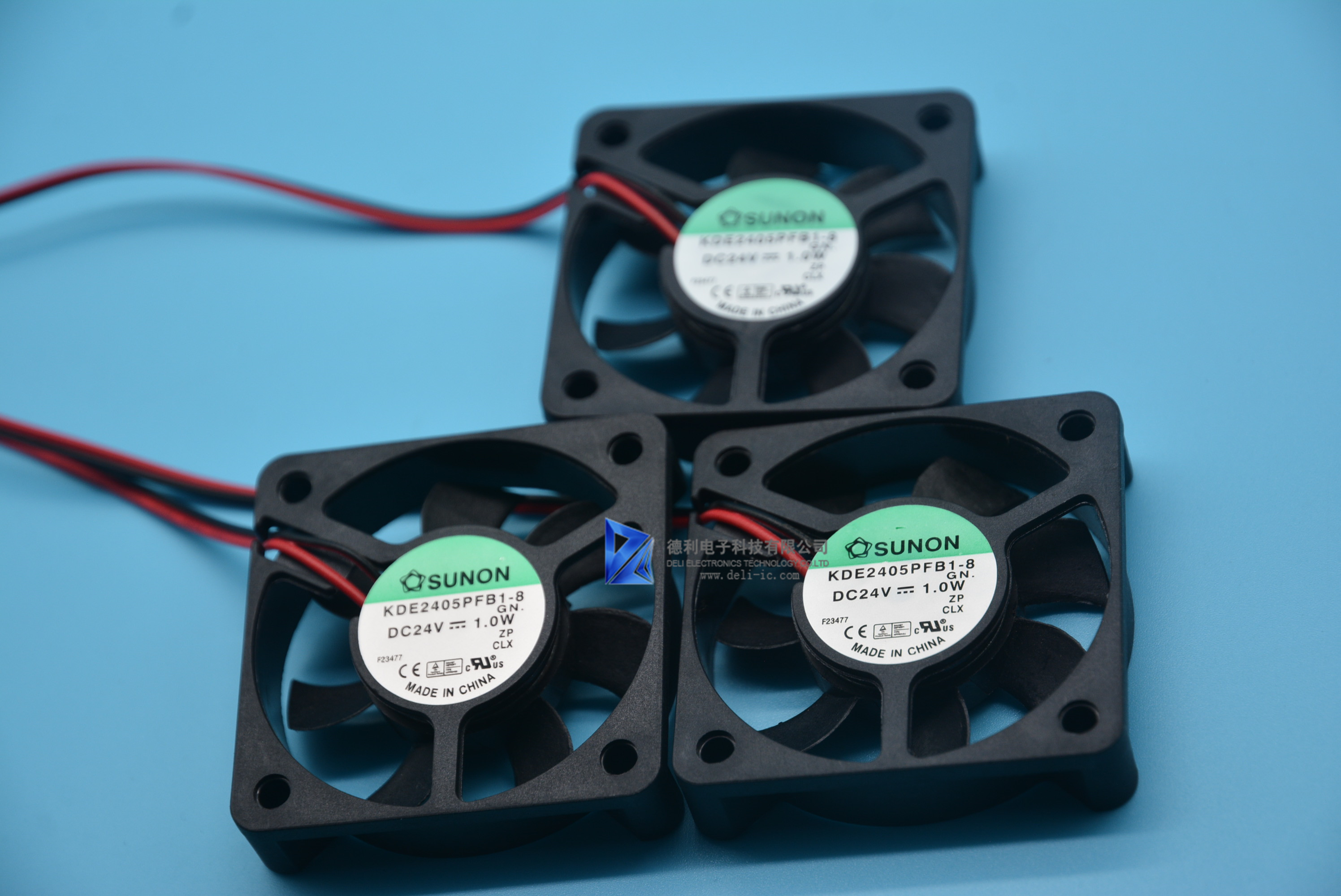 SUNON Ball Bearing 0.042A 1W Axial Flow Fan 5010 KDE2405PFB1-8